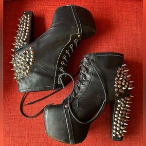 ORIGINAL Jeffrey Campbell Lita Spike boots size 9